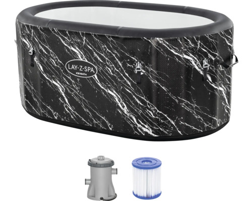 Eisbad Bestway Lay-Z-Spa FortiFiber Glacial Dip mit Filterpumpe Bestway Ø 92 cm für 1 Person